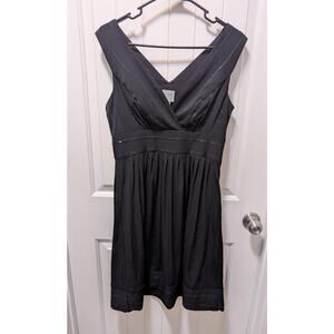 RABBIT RABBIT RABBIT DESIGNS Black Sleeveless Sequins Dress Size 8 Party Cocktai